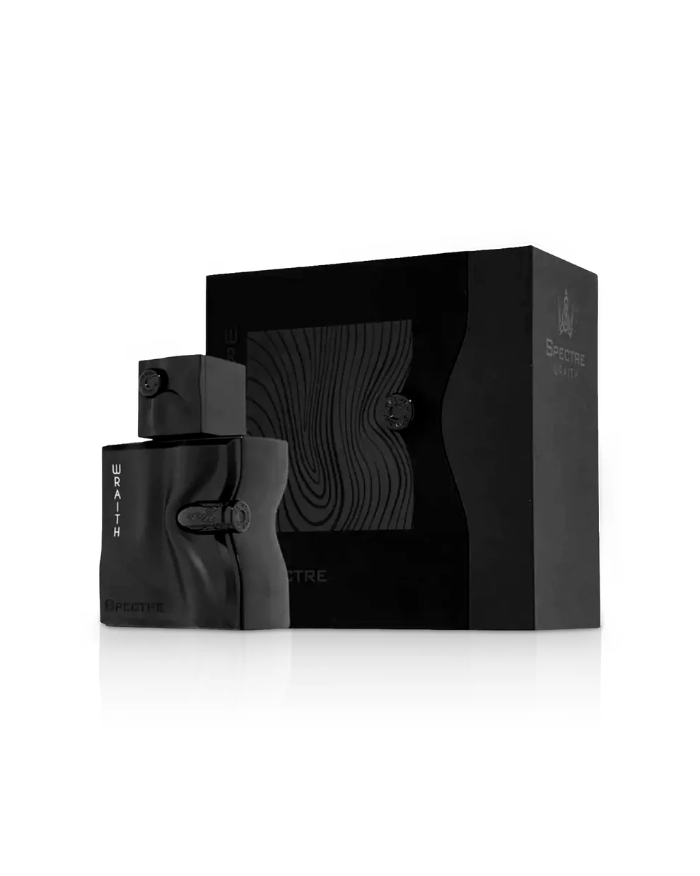 Wraith-Spectre-perfume-bottle-beside-box-against-white-background